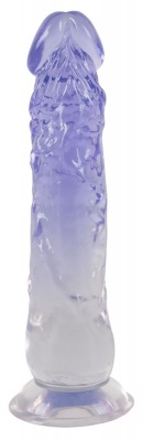 Прозрачный фаллоимитатор Clear Dildo на присоске - 22,5 см.